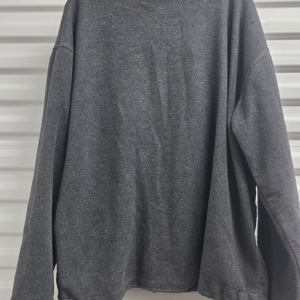 Columbia Men's Charcoal Zip-Up Sweater - Picture 3 of 3